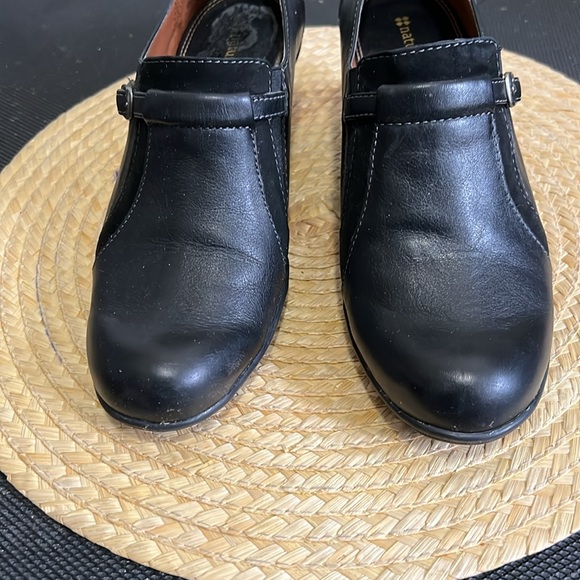 Naturalizer Leather slip-on Block Heel Shoes Size 7.5 - Picture 4 of 12